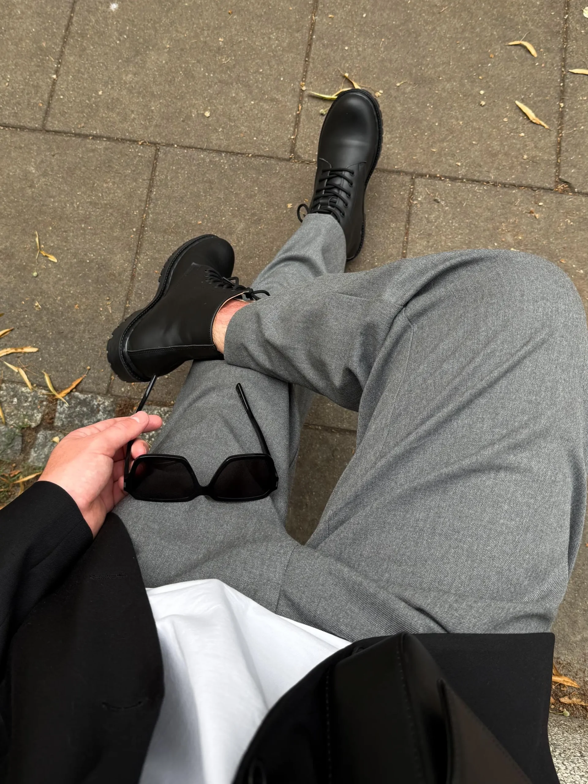 Handmade Crazy Horse Leather Ankle Boots Unisex Vintage